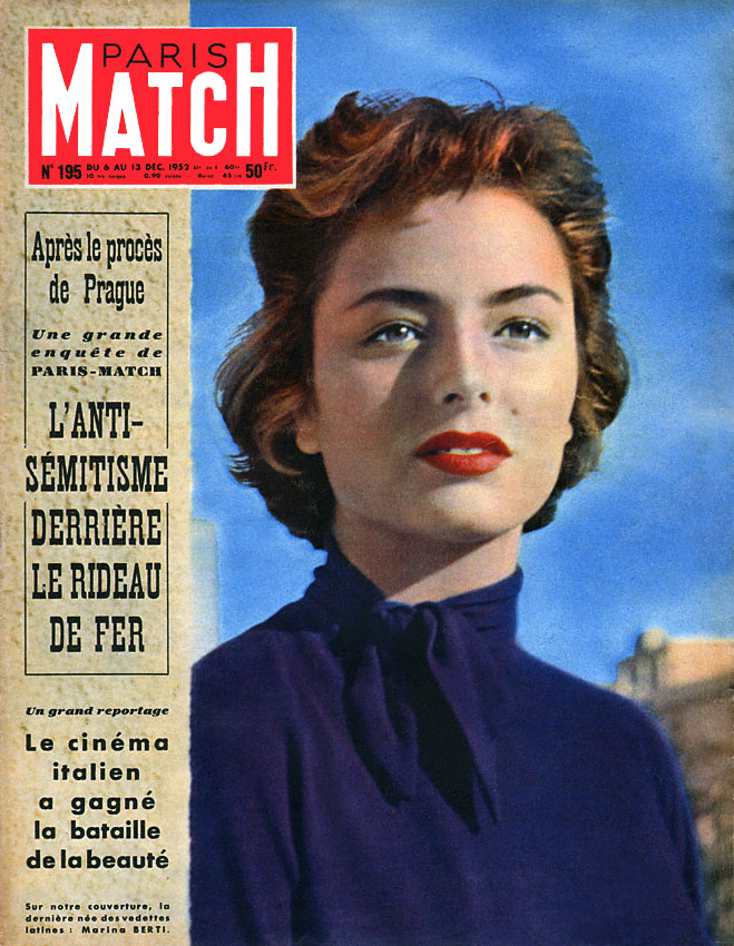 Paris match issue 195 from December 1952