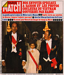 Paris Match cover issue 1355