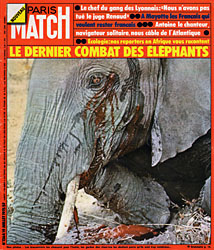 Paris Match cover issue 1364