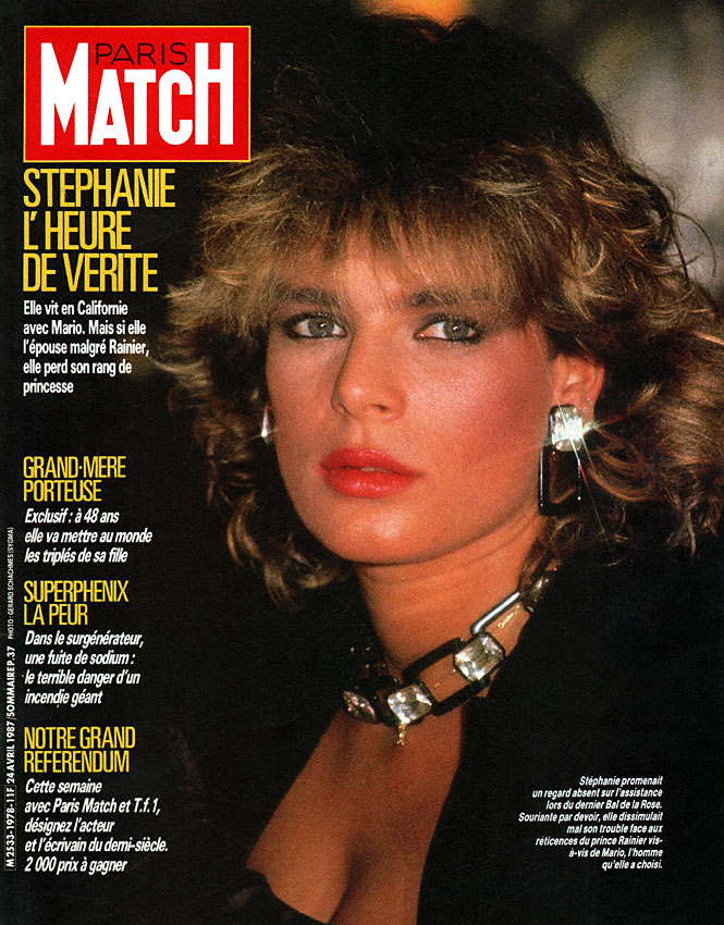 Paris match issue 1978 from April 1987