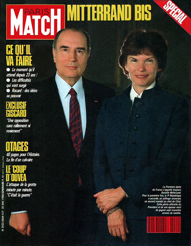 Paris match issue 2034 from May 1988
