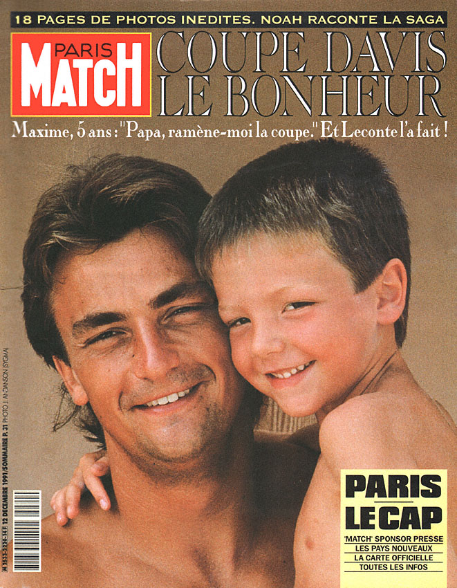 Paris match issue 2220 from December 1991