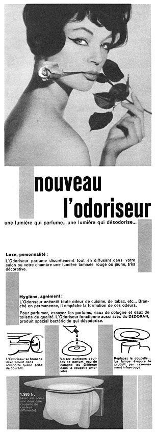 Advert Odoriseur 1959
