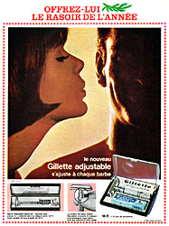 Advert Gilette 1963