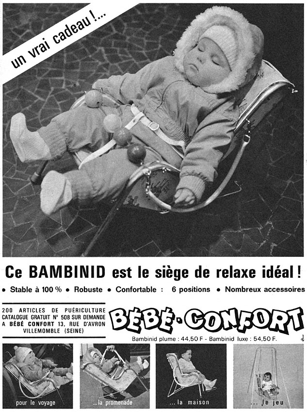 Advert BebeConfort 1964