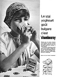 Advert Chambourcy 1963