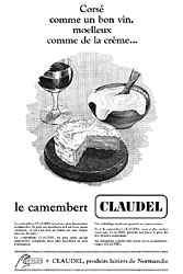 Advert Claudel 1963