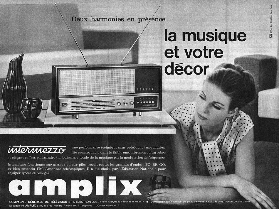 Advert Amplix 1964