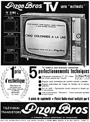 Advert Pizon Bros 1963