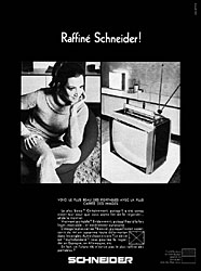 Advert Schneider 1968