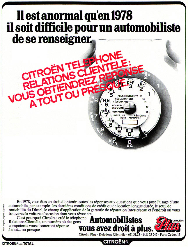 Advert Citron 1978