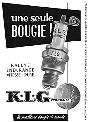 Advert K.L.G. 1952