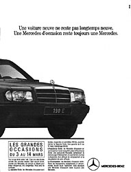 Advert Mercedes 1988