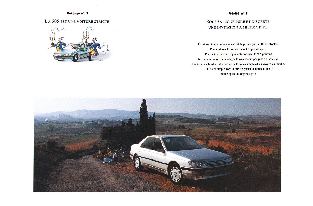 Advert Peugeot 1992