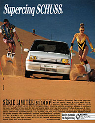 Advert Renault 1988