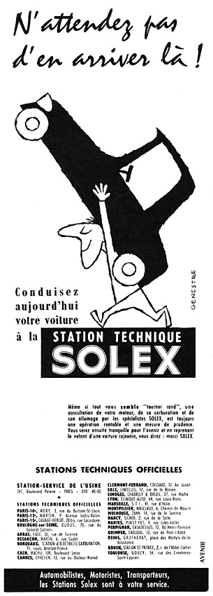 Advert Solex 1959