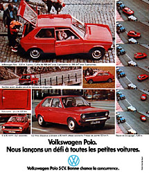 Advert Volkswagen 1975