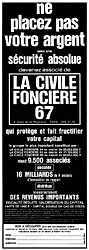 Advert Civile Foncire 1968
