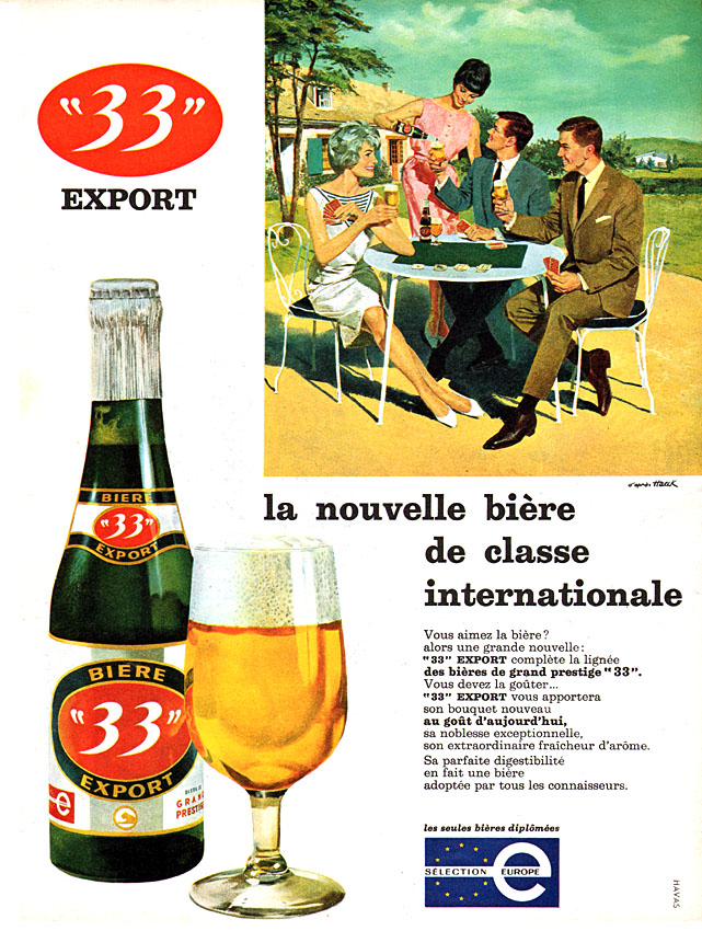 Advert 33 export 1961