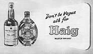 Advert Haig 1952