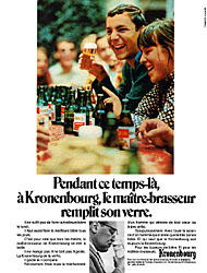 Advert Kronenbourg 1970