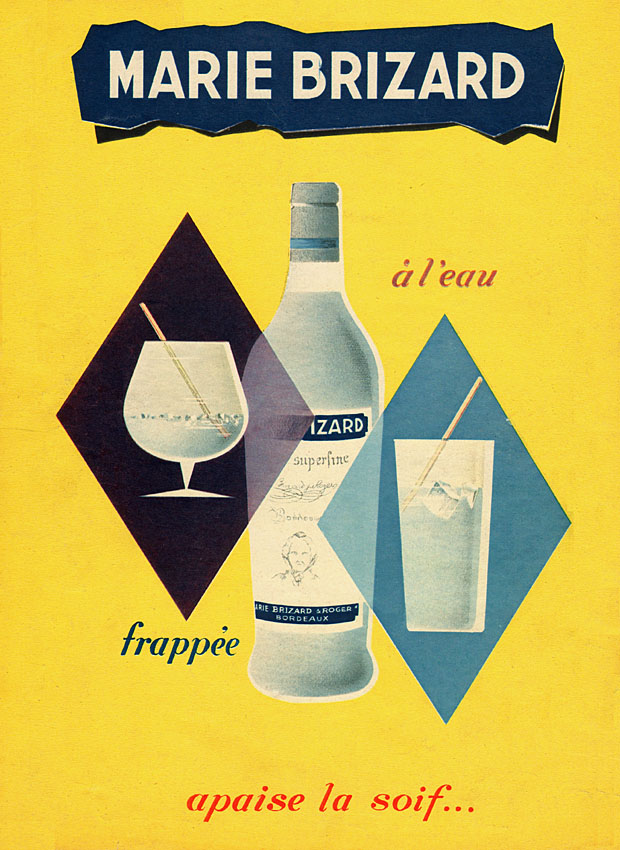 Advert Marie Brizard 1953