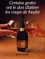 Advert Remy Martin 1983