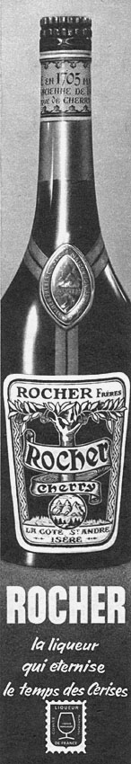 Advert Rocher 1958