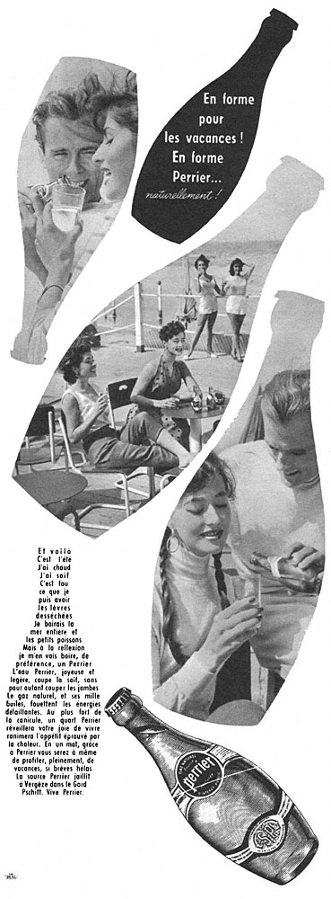 Advert Perrier 1954
