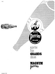 Advert Perrier 1963
