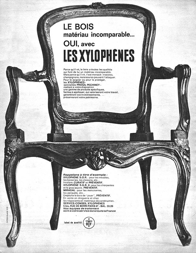 Advert Xylophene 1964