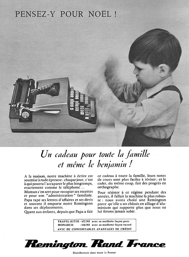 Advert Remington 1961