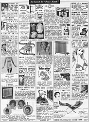 Advert Carnets Match 1959