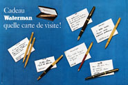 Advert Waterman 1968