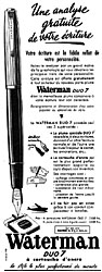 Advert Waterman 1952