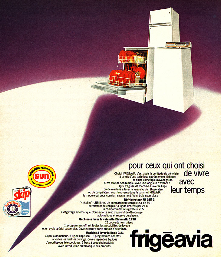 Advert Frigeavia 1974