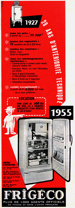 Advert Frigco 1955