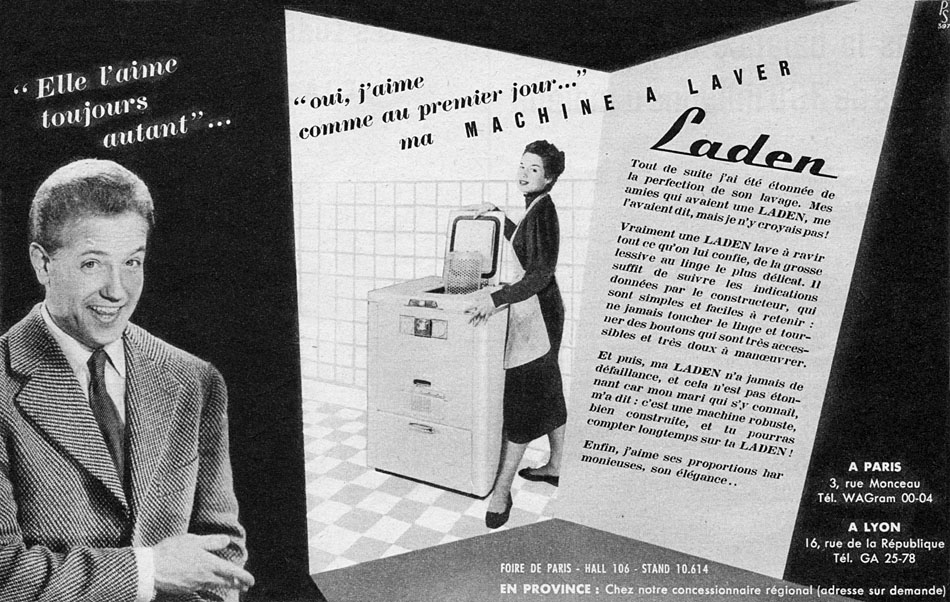 Advert Laden 1954