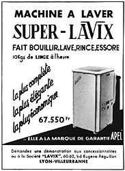 Advert Lavix 1952