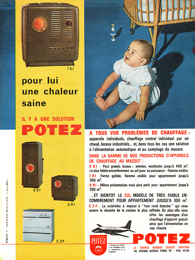 Advert Potez 1961