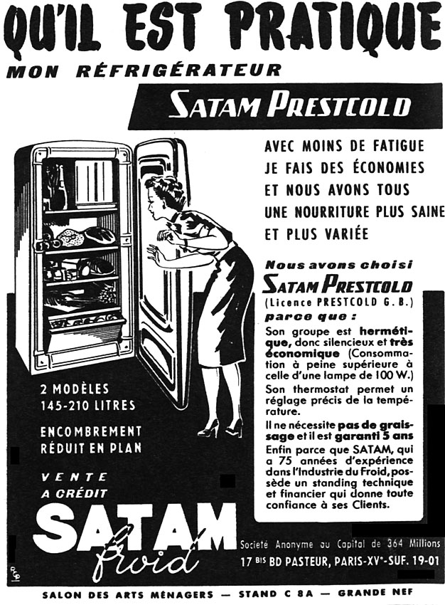 Advert Satam 1953
