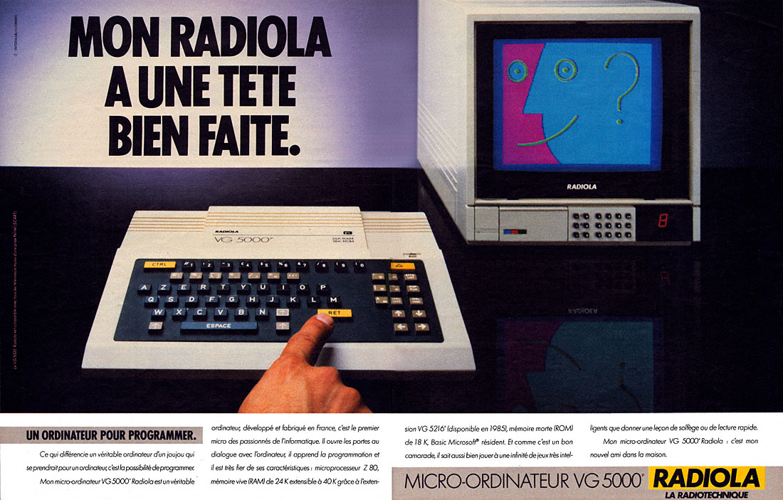 Advert Radiola 1984