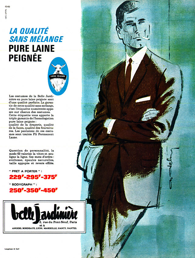 Advert Belle Jardinire 1963