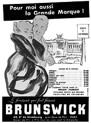 Advert Brunswick 1952