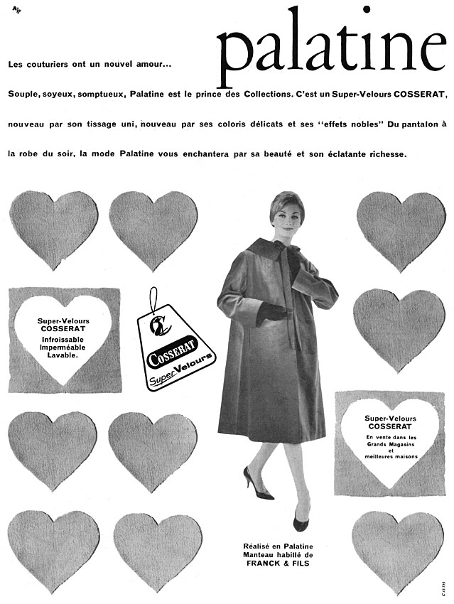 Advert Cosserat 1959