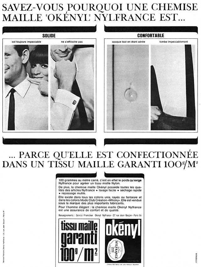 Advert Chemises 1964