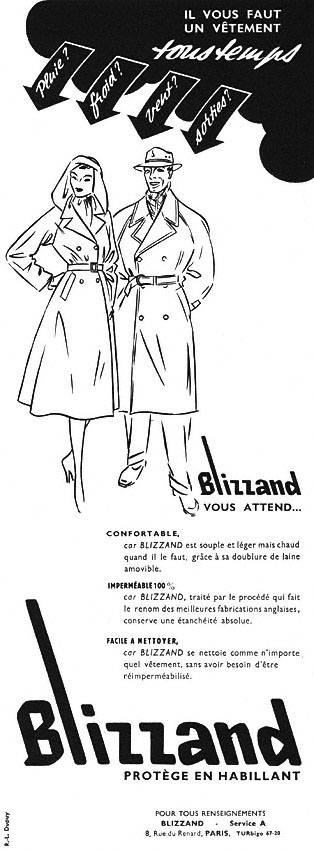 Advert Blizzand 1951