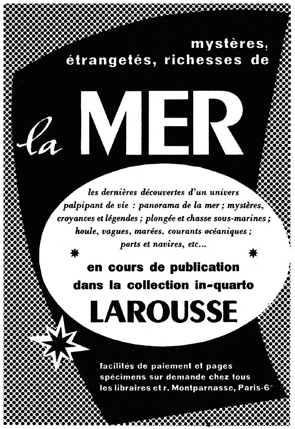 Advert Larousse 1952