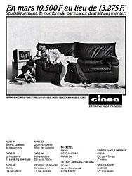 Advert Cinna 1988