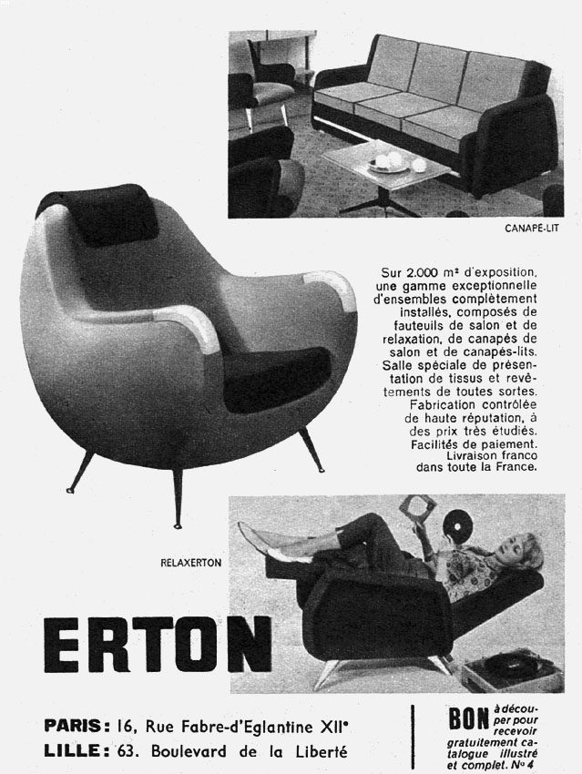 Advert Erton 1958